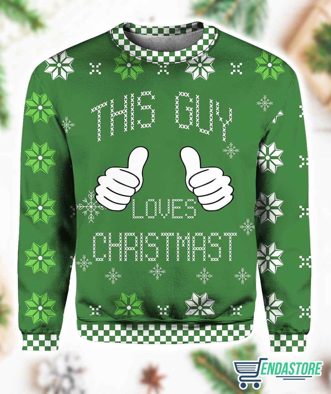 This Guy Loves Christmas 3D Ugly Christmas Sweater - Holiday Gift product image 3