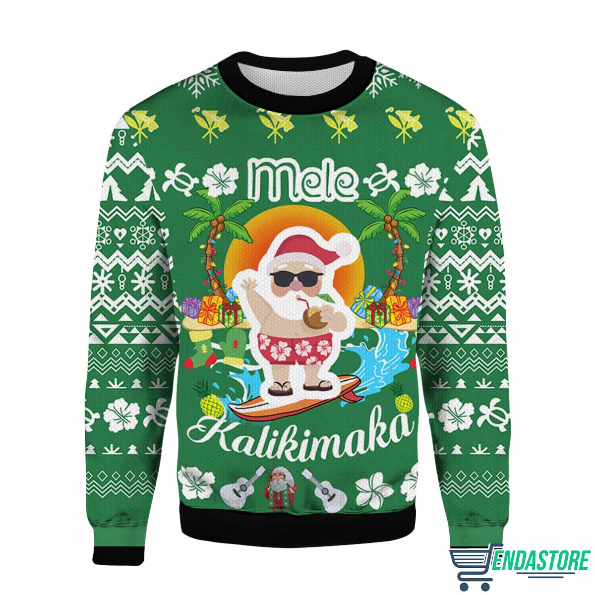 Mele Kalikimaka 3D Ugly Christmas Sweater - Holiday Gift product image
