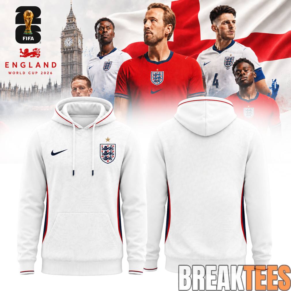 England Football Team x World Cup 2026 - Adult & Kids T-Shirts, Sweatshirts & Hoodies apparel design preview 1