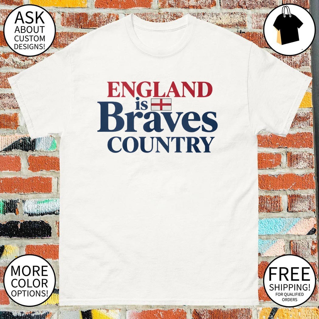 England is Braves Country Football World Cup 2026 - Adult & Kids T-Shirts, Sweatshirts & Hoodies apparel design preview 1