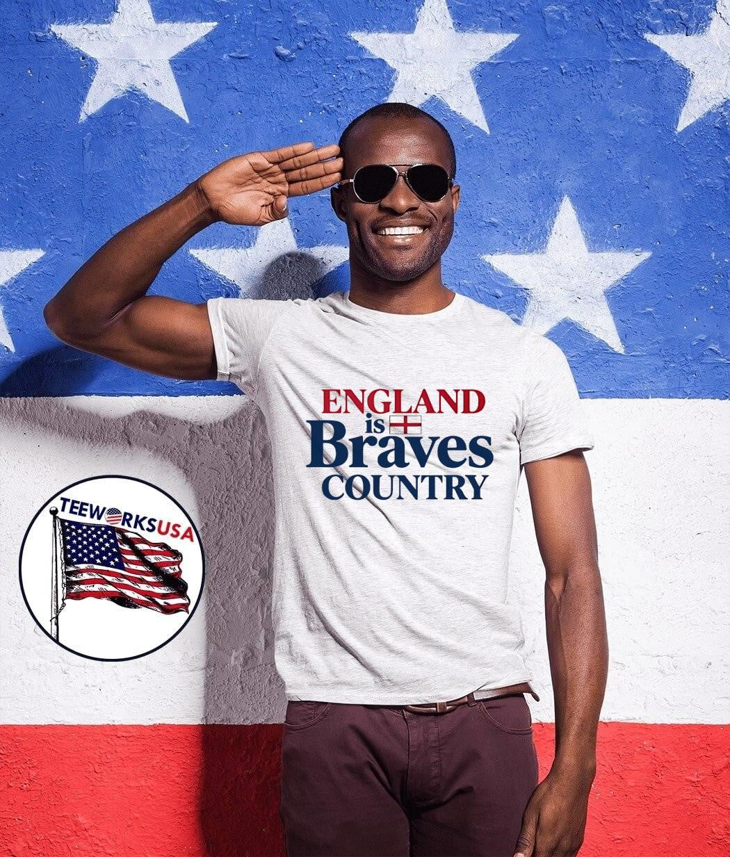 England is Braves Country - Adult & Kids T-Shirts, Sweatshirts & Hoodies apparel design preview 1