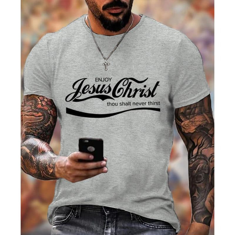 Enjoy Jesus Christ Pure Cotton Fabric Casual - Adult & Kids T-Shirts, Sweatshirts & Hoodies apparel design preview 1