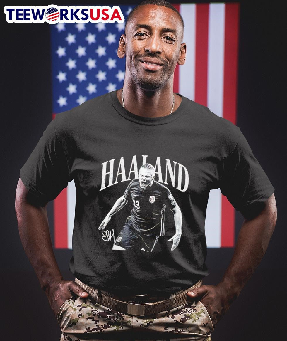 Erling Haaland Norway Football - Adult & Kids T-Shirts, Sweatshirts & Hoodies apparel design preview 1
