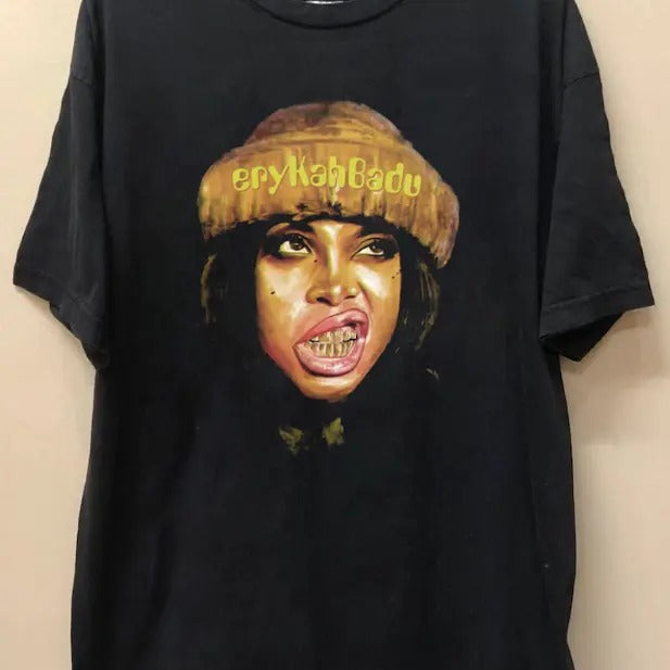 Erykah 90s Music Rock Fans Tour Badu Concert - Adult & Kids T-Shirts, Sweatshirts & Hoodies apparel design preview 1