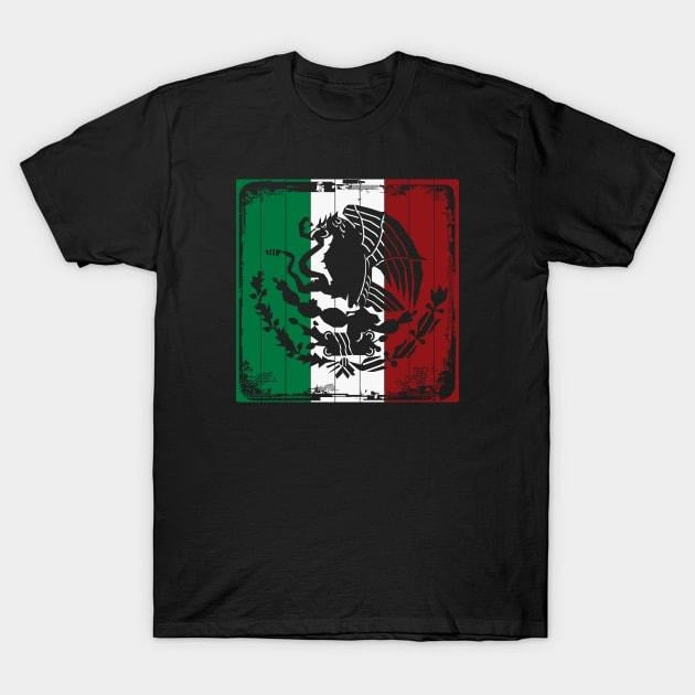 Escudo Mexicano Retro Vintage Patriotic Celebrate - Adult & Kids T-Shirts, Sweatshirts & Hoodies apparel design preview 1