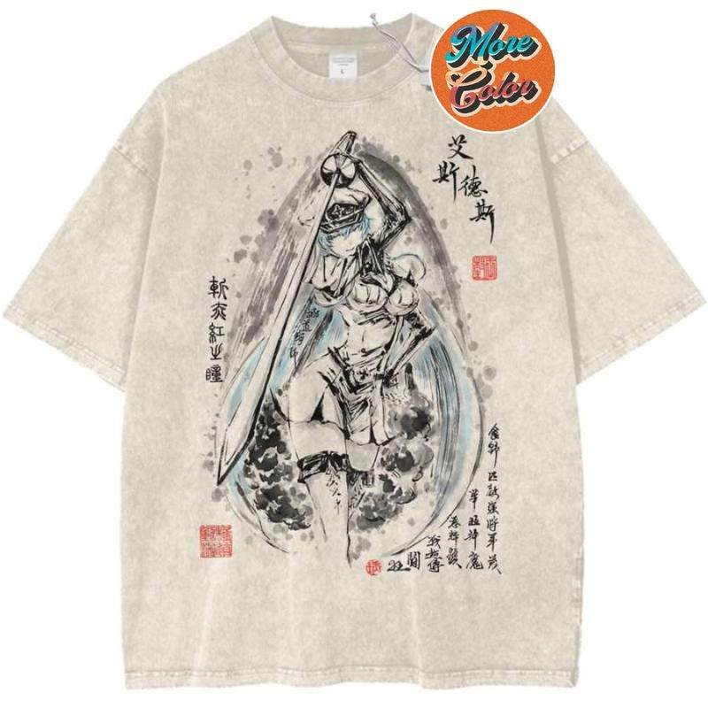 Esdeath Akame Ga Kill Anime Vintage Cotton Crew Neck - Adult & Kids T-Shirts, Sweatshirts & Hoodies apparel design preview 1