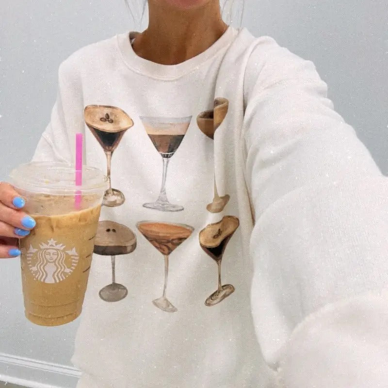 'Espresso Martini' Comfort Cocktail Womenswear - Adult & Kids T-Shirts, Sweatshirts & Hoodies apparel design preview 1