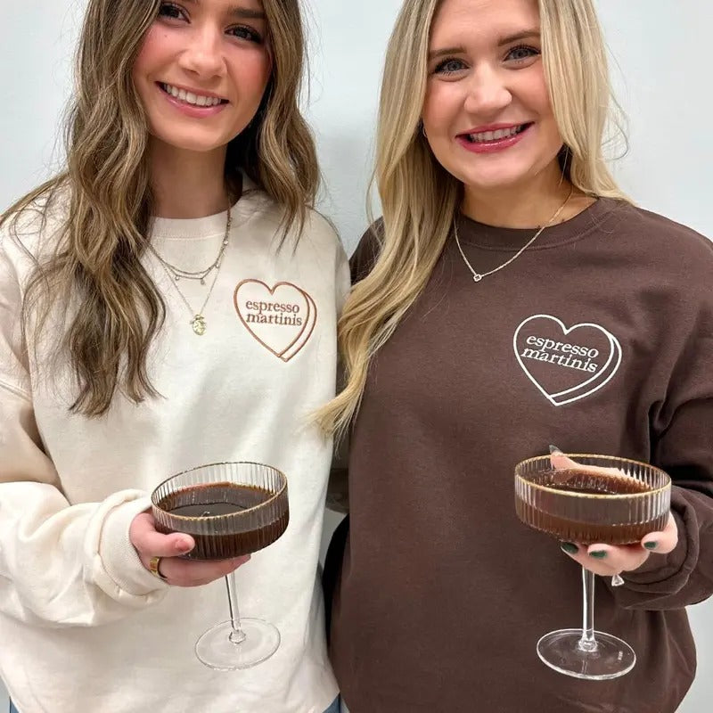 'Espresso Martini Candy Heart' - Adult & Kids T-Shirts, Sweatshirts & Hoodies apparel design preview 1