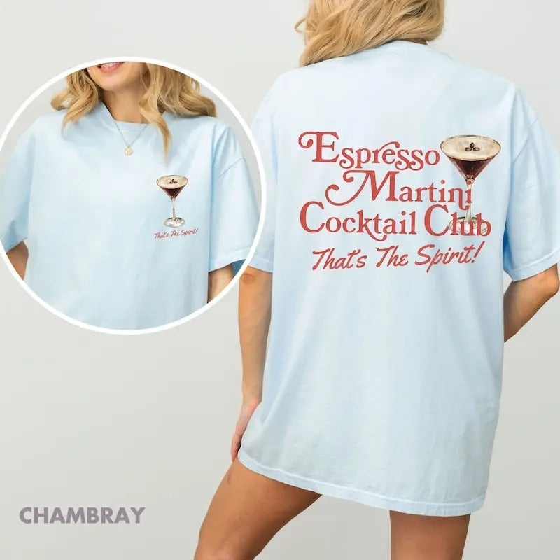 Espresso Martini Cocktail Club Old Money 2000s Retro - Adult & Kids T-Shirts, Sweatshirts & Hoodies apparel design preview 1
