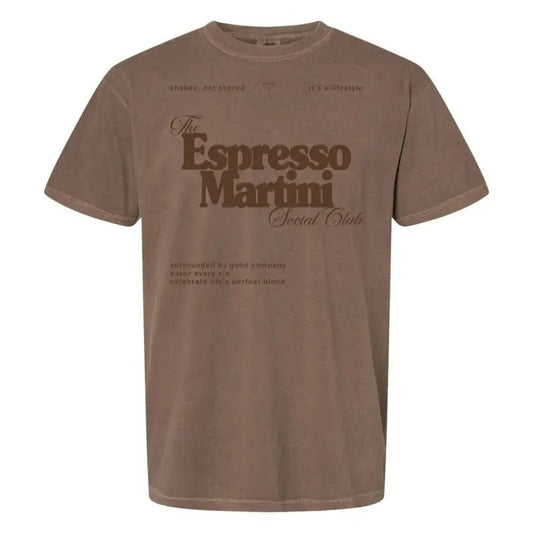 'Espresso Martini Social Club' - Adult & Kids T-Shirts, Sweatshirts & Hoodies apparel design preview 1