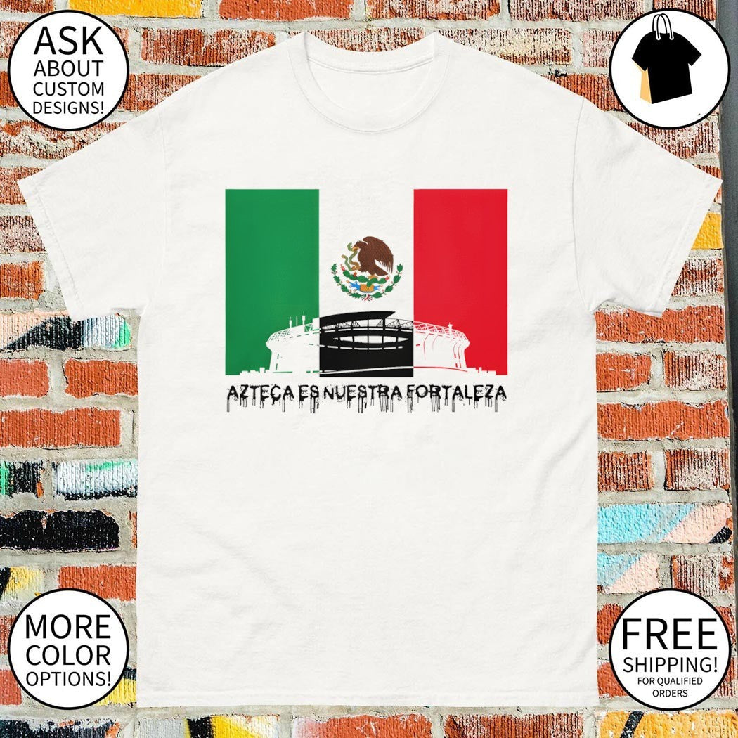 Estadio Azteca Altitude Mexico flag 2026 - Adult & Kids T-Shirts, Sweatshirts & Hoodies apparel design preview 1