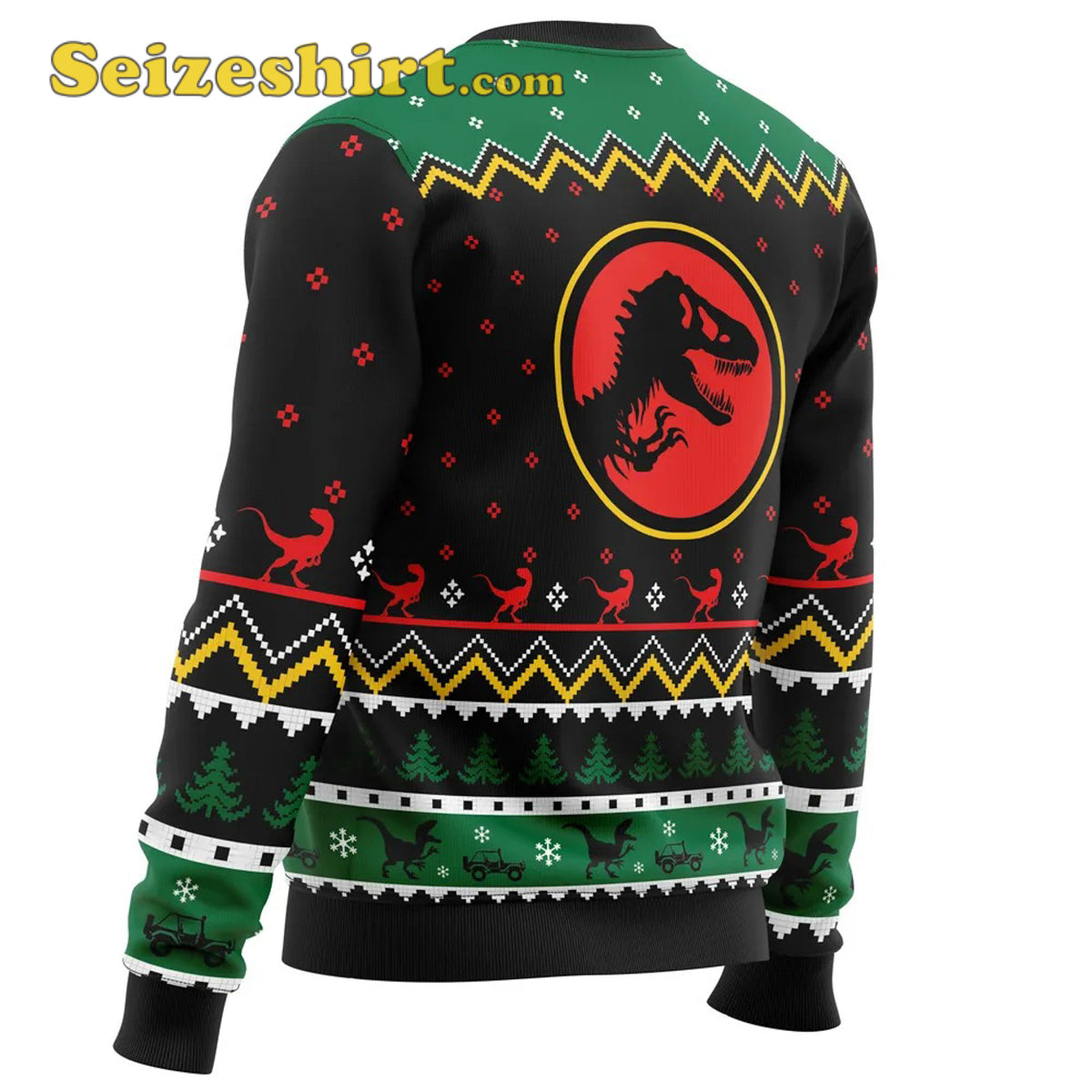 Ethics Of Cloning Jurassic Park Ugly Christmas Sweater - Gift Idea product image 3
