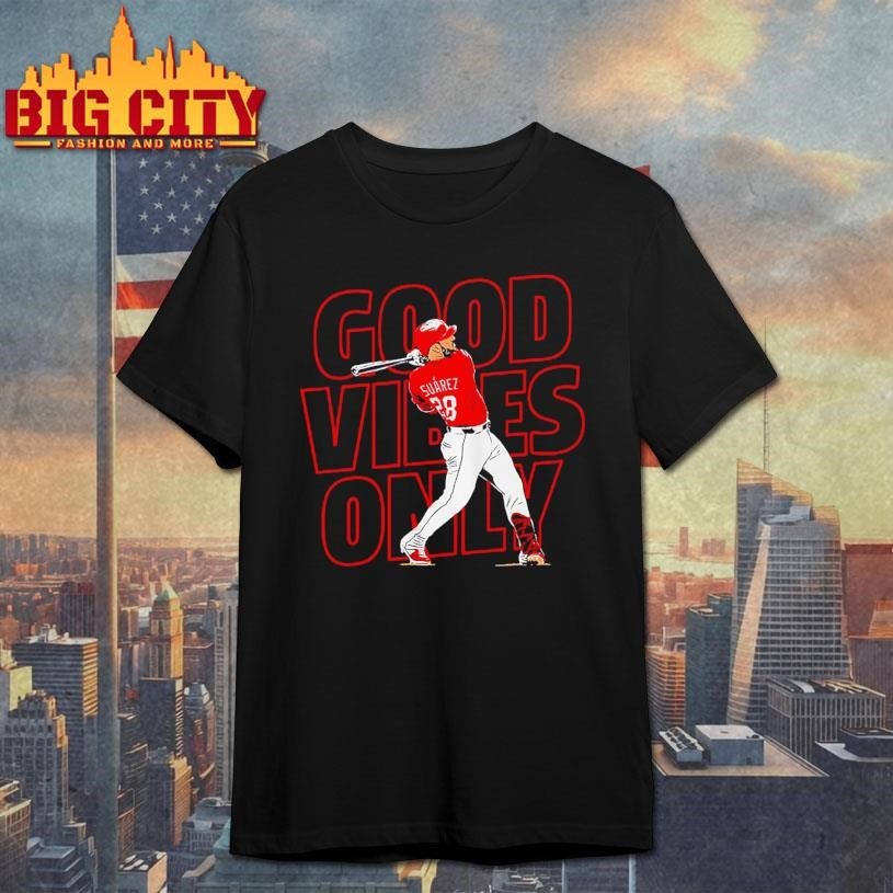 Eugenio Suarez Good Vibes Only - Adult & Kids T-Shirts, Sweatshirts & Hoodies apparel design preview 1