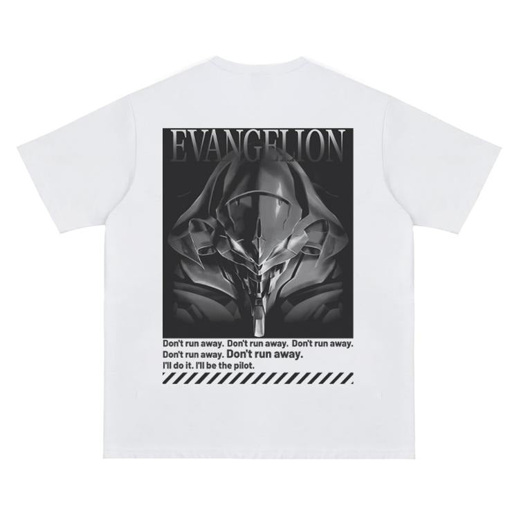 Evangelion "Face 01" Vintage Anime 100% Cotton - Adult & Kids T-Shirts, Sweatshirts & Hoodies apparel design preview 1