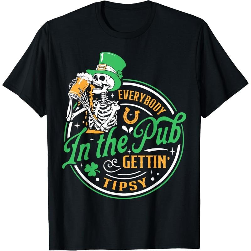 Everybody Pub Getting Tipsy St Patricks Day - Adult & Kids T-Shirts, Sweatshirts & Hoodies apparel design preview 1