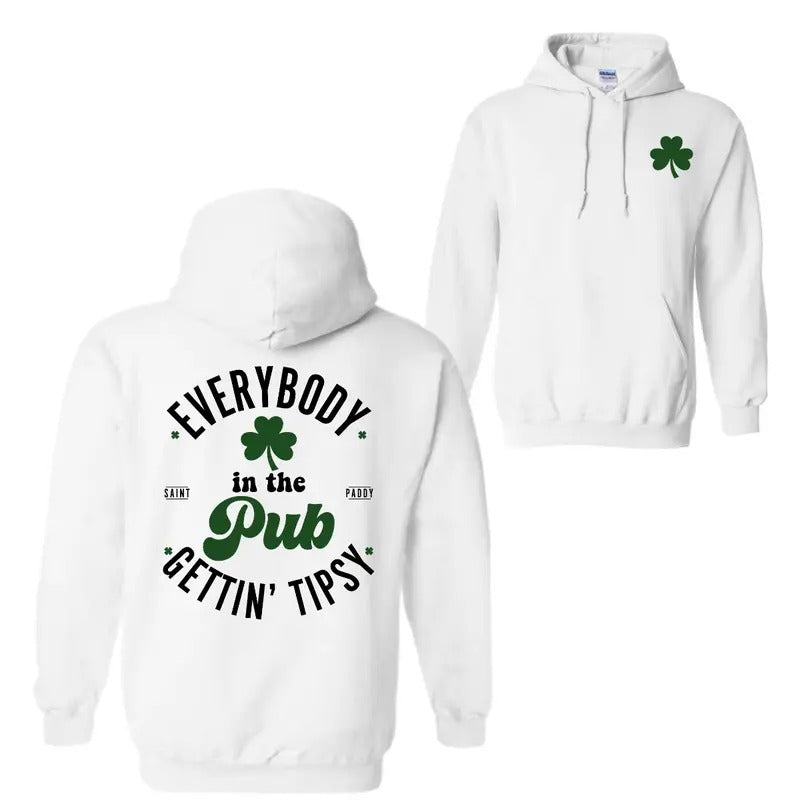 Everybody Pub Getting Tipsy St. Patrick'S Day - Adult & Kids T-Shirts, Sweatshirts & Hoodies apparel design preview 1