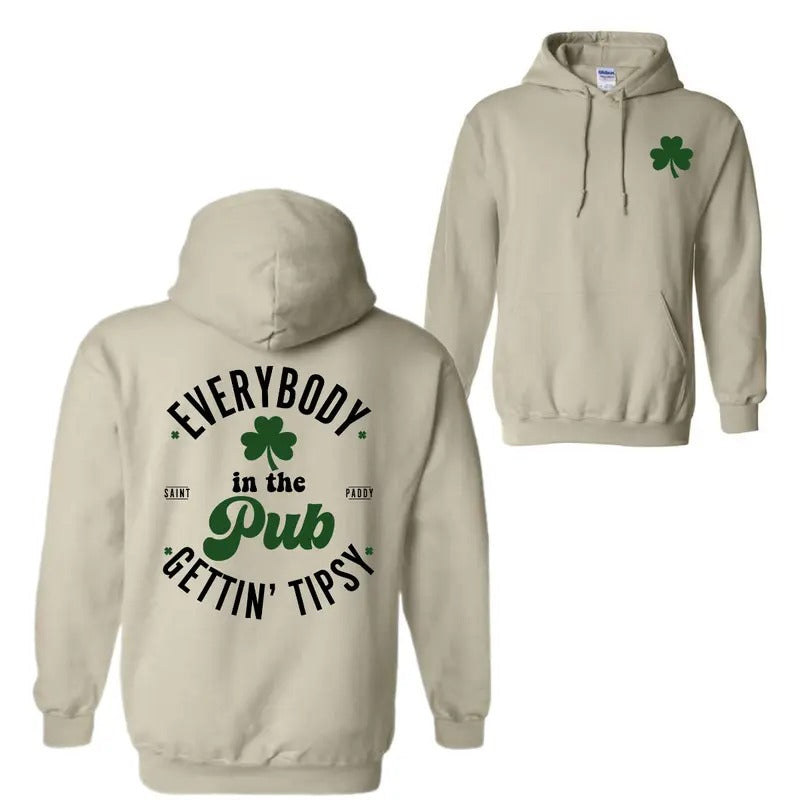 Everybody Pub Getting Tipsy St. Patrick'S Day 2025 - Adult & Kids T-Shirts, Sweatshirts & Hoodies apparel design preview 1