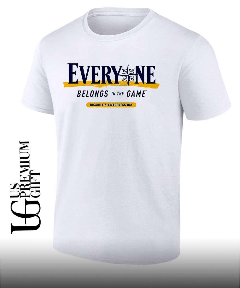 Everyone Belongs In The Game Seattle Mariners - Adult & Kids T-Shirts, Sweatshirts & Hoodies apparel design preview 1