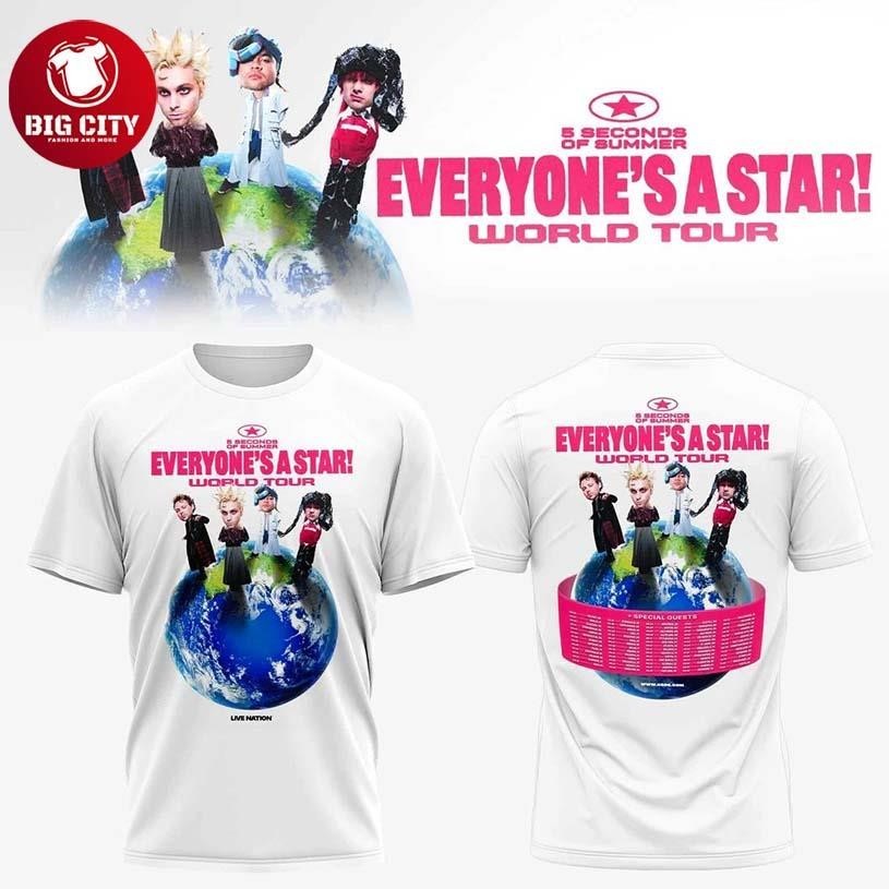 Everyone's A Star World Tour 2026 Limited Two Sided - Adult & Kids T-Shirts, Sweatshirts & Hoodies apparel design preview 1