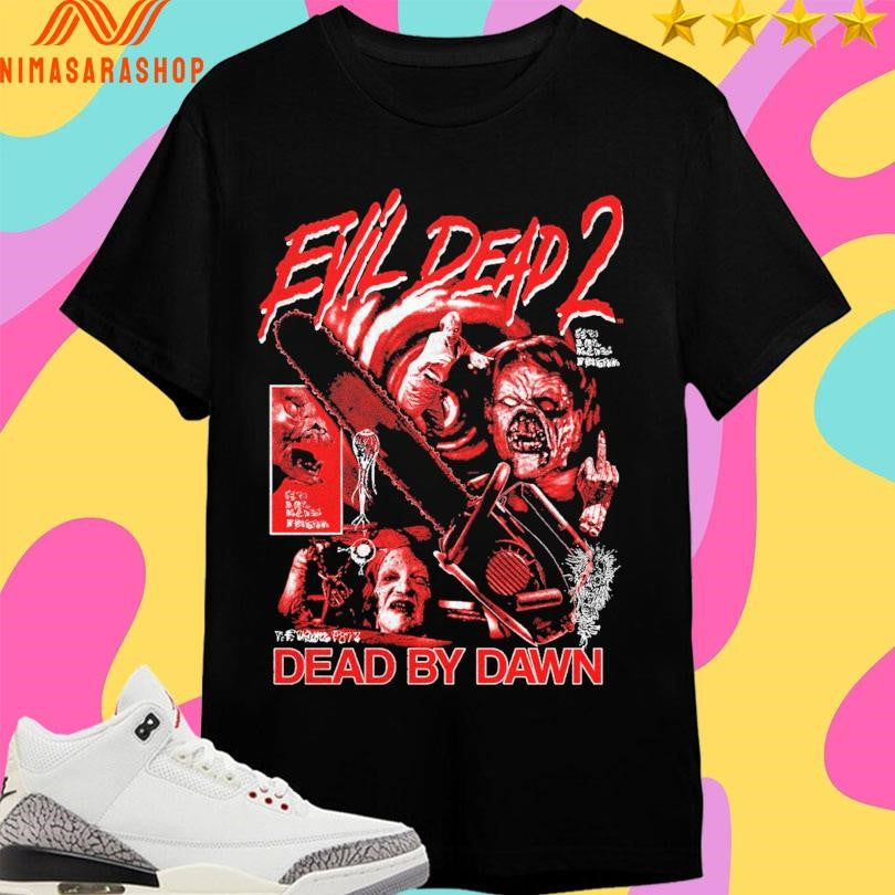 Evil Dead 2 By Dawn Grueling Terror - Adult & Kids T-Shirts, Sweatshirts & Hoodies apparel design preview 1