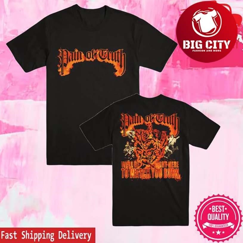 Evil Greed Pain Of Truth Burn Two Sided - Adult & Kids T-Shirts, Sweatshirts & Hoodies apparel design preview 1