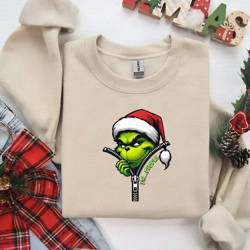 Ew People Greenmas 90'S Movie Comedy Movies Festive - Adult & Kids T-Shirts, Sweatshirts & Hoodies apparel design preview 1
