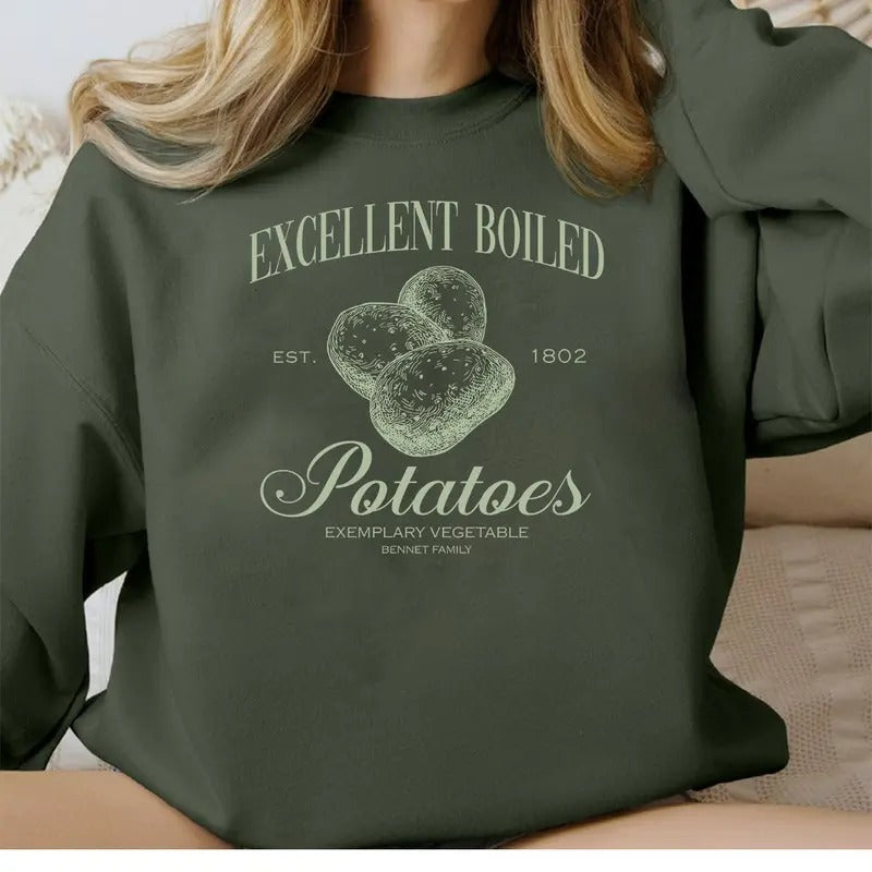 Excellent Boiled Potatoes Exemplary Vegetable Funny - Adult & Kids T-Shirts, Sweatshirts & Hoodies apparel design preview 1