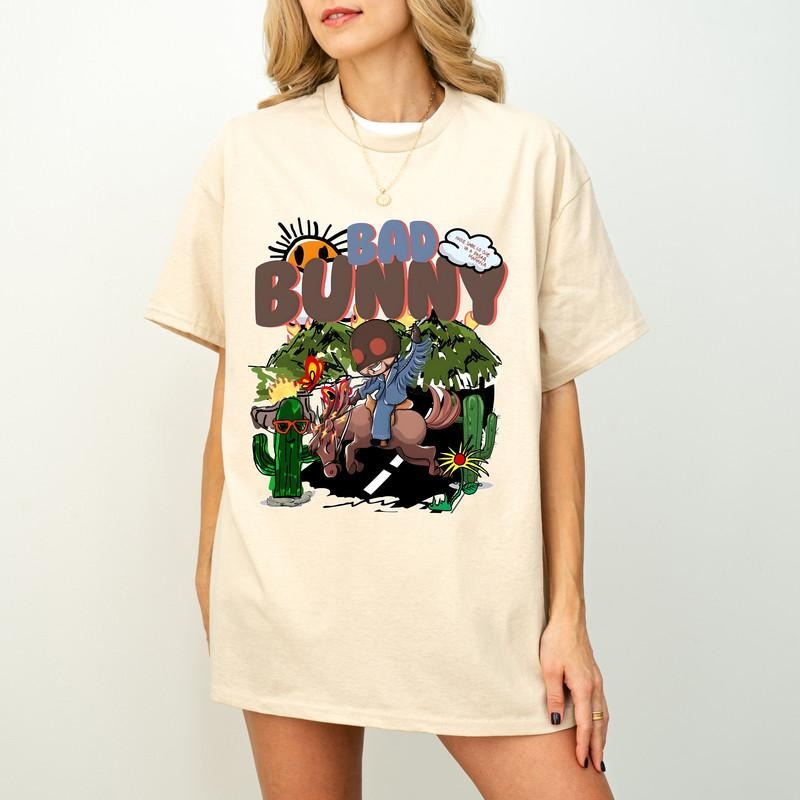 Bad Bunny Concert Nadie Sabe Lo Que Va Pasar Manana - Adult & Kids T-Shirts, Sweatshirts & Hoodies apparel design preview 1