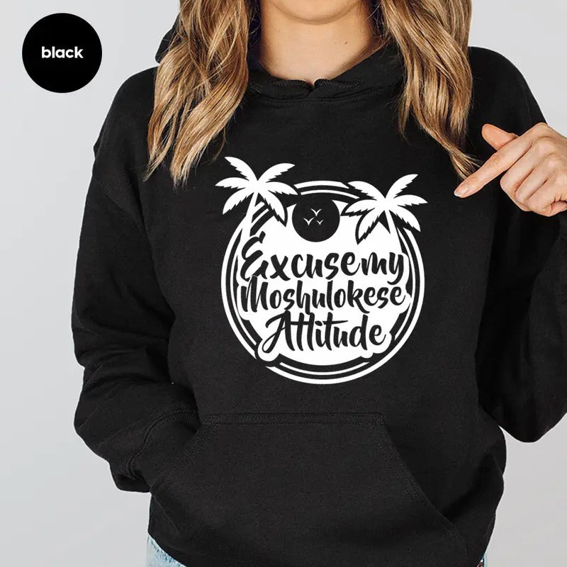 Excuse Moshulokese Attitude Funny Casual Street - Adult & Kids T-Shirts, Sweatshirts & Hoodies apparel design preview 1