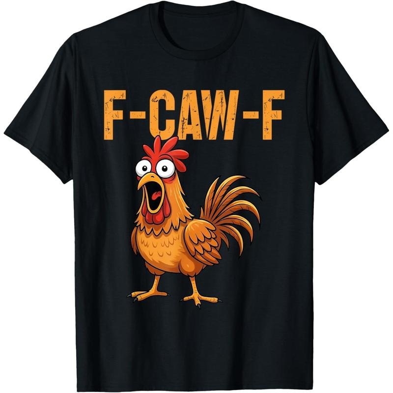 F Caw Funny Chicken Humor Quote Rooster Meme - Adult & Kids T-Shirts, Sweatshirts & Hoodies apparel design preview 1