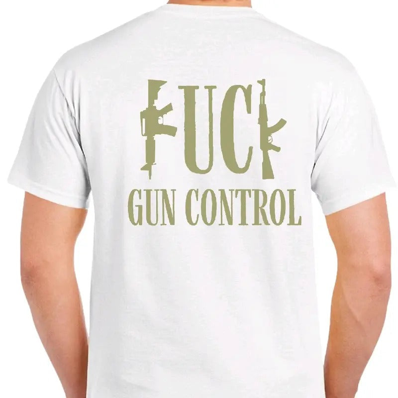 F Gun Control Second Amendment Soft Cotton Menswear - Adult & Kids T-Shirts, Sweatshirts & Hoodies apparel design preview 1