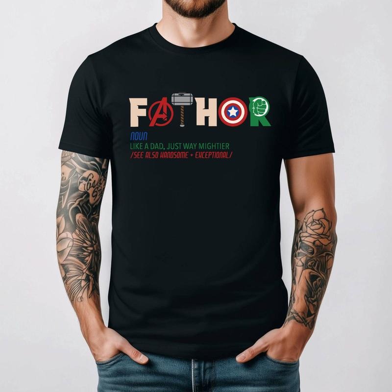 FATHOR Avengers Definition Funny Dad - Adult & Kids T-Shirts, Sweatshirts & Hoodies apparel design preview 1