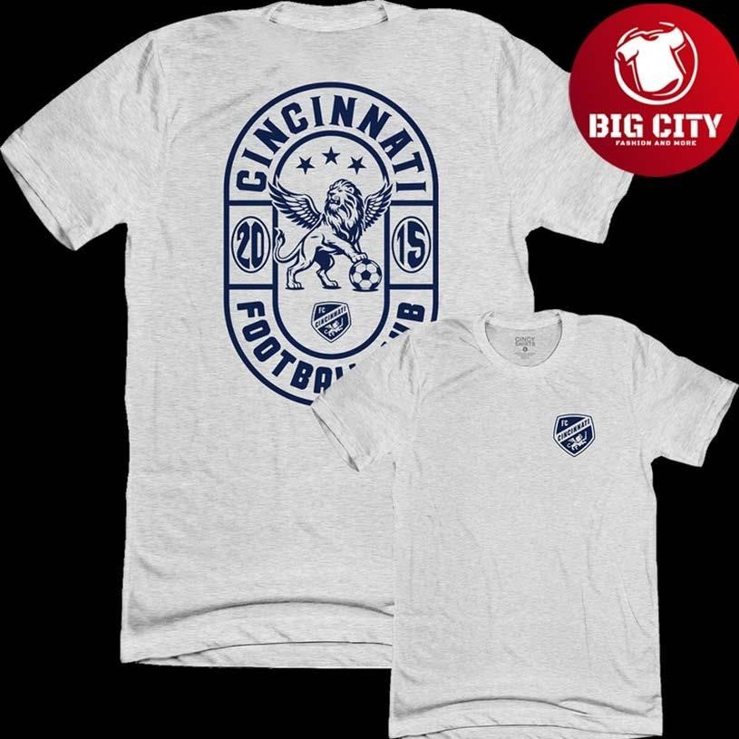 FC Cincinnati Oval Crest 2026 Two Sided - Adult & Kids T-Shirts, Sweatshirts & Hoodies apparel design preview 1
