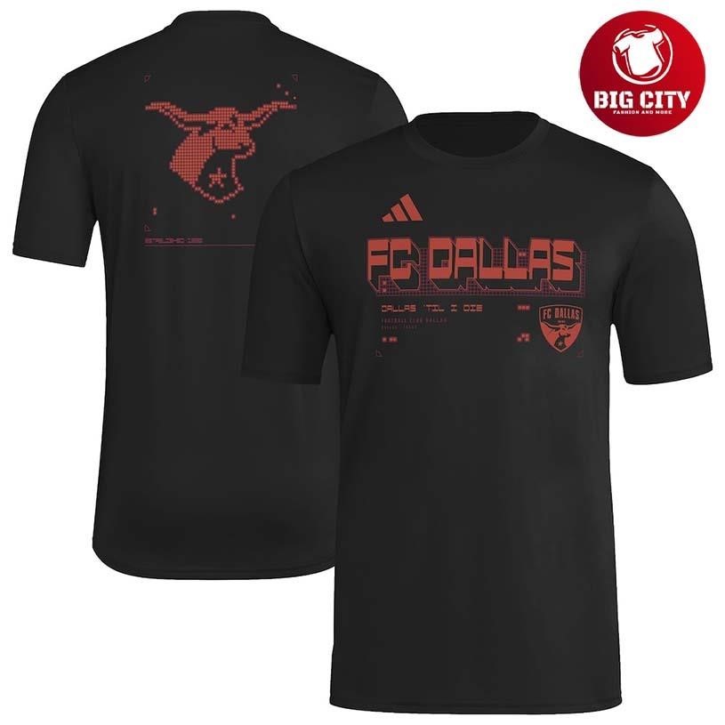 FC Dallas adidas 2026 Anthem AEROREADY Pregame Two - Adult & Kids T-Shirts, Sweatshirts & Hoodies apparel design preview 1