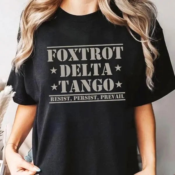 FDT Democrat Resistance Election Foxtrot Delta Tango - Adult & Kids T-Shirts, Sweatshirts & Hoodies apparel design preview 1