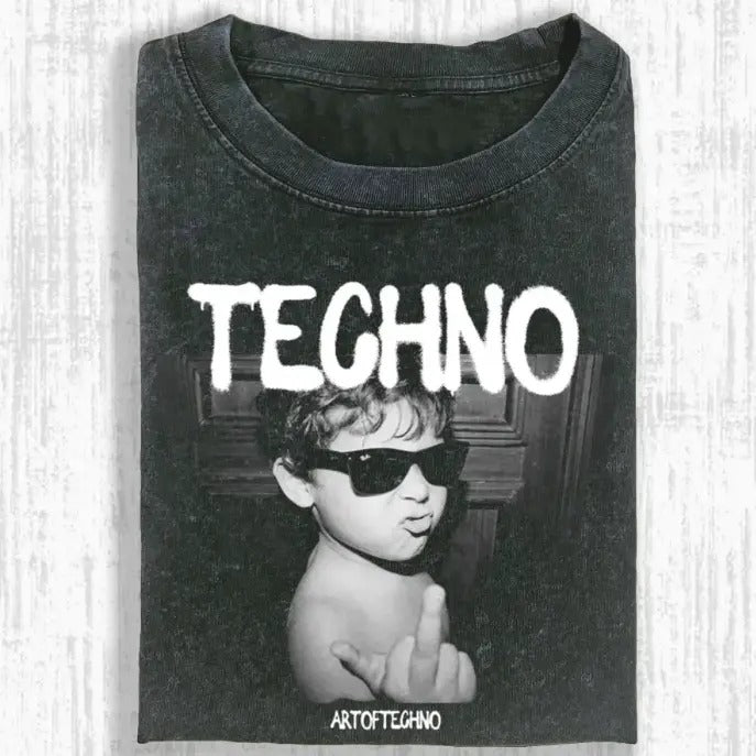 FEEL TECHNO - Adult & Kids T-Shirts, Sweatshirts & Hoodies apparel design preview 1