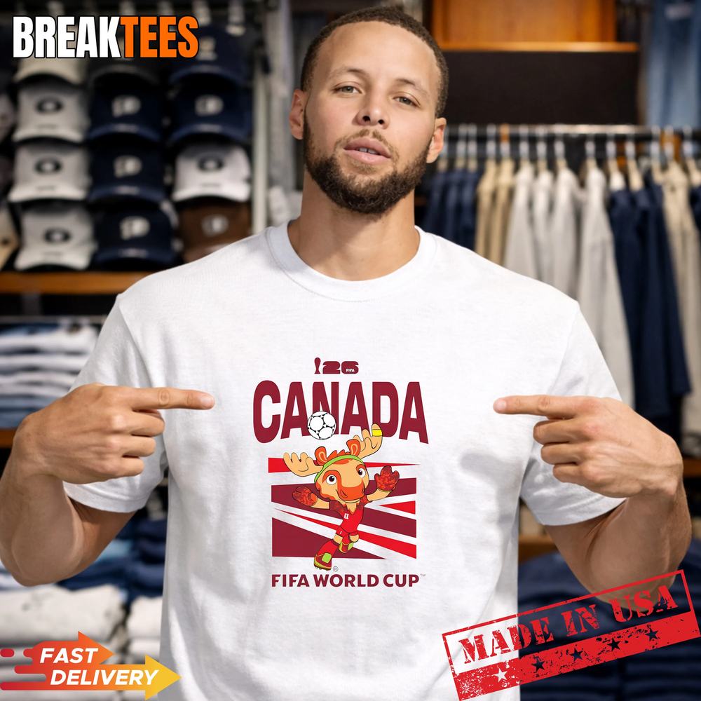 FIFA World CUP26 Canada Mascot Ball Catch the Fever! - Adult & Kids T-Shirts, Sweatshirts & Hoodies apparel design preview 1