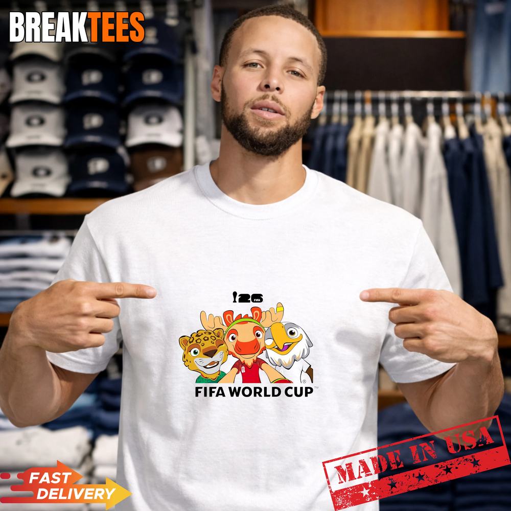 FIFA World CUP26 Host Country Mascots Group Stunning - Adult & Kids T-Shirts, Sweatshirts & Hoodies apparel design preview 1