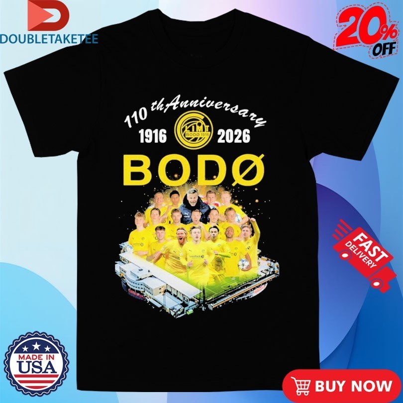 FK Bodo Glimt 110th Anniversary 1916 2026 - Adult & Kids T-Shirts, Sweatshirts & Hoodies apparel design preview 1