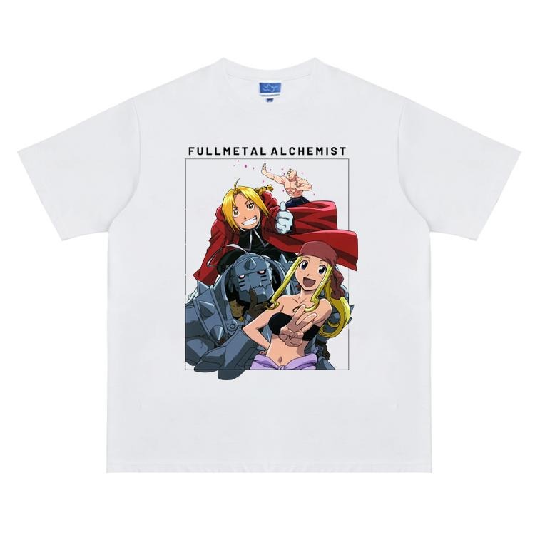 FMA "Brotherhood Bond" Vintage Anime 100% Cotton - Adult & Kids T-Shirts, Sweatshirts & Hoodies apparel design preview 1