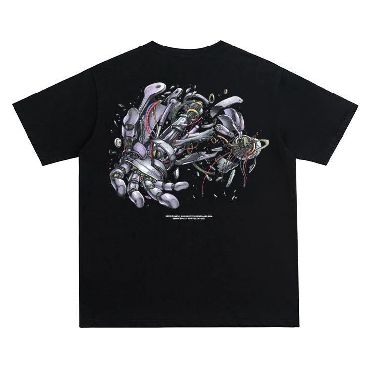 FMA "Shattered Armor Alphonse" Vintage Anime 100% - Adult & Kids T-Shirts, Sweatshirts & Hoodies apparel design preview 1