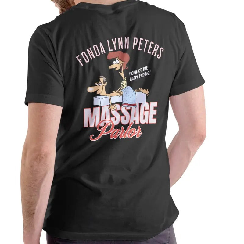 FONDA LYNN PETERS MASSAGE PARLOR Cotton Casual - Adult & Kids T-Shirts, Sweatshirts & Hoodies apparel design preview 1