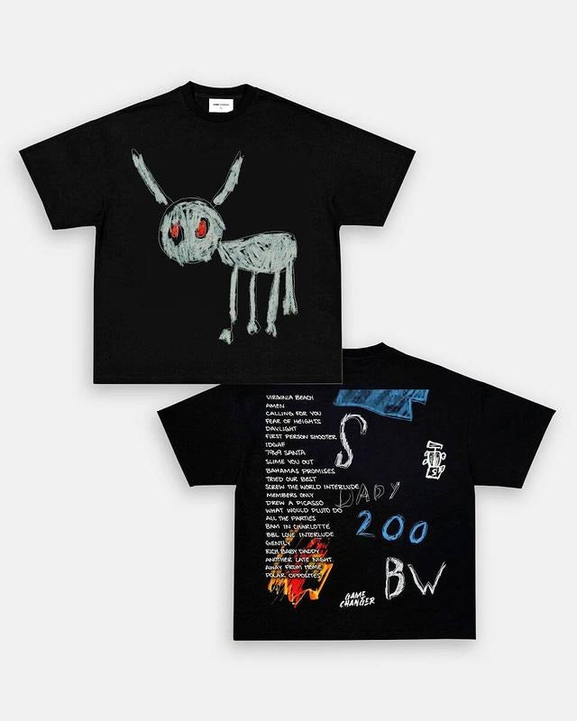 ALL DOGS 2SIDES DRAKE MUSIC TOUR FANS TTP - Adult & Kids T-Shirts, Sweatshirts & Hoodies apparel design preview 1