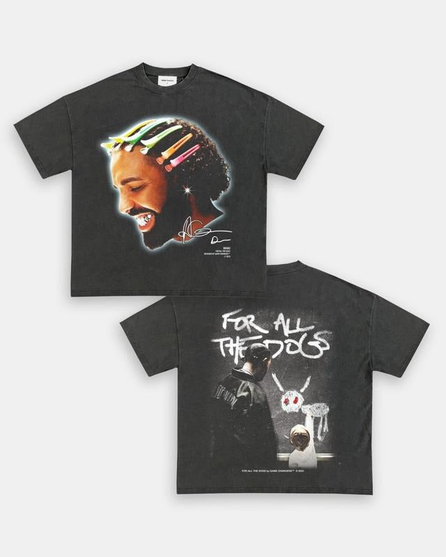 ALL DOGS V3 2SIDES DRAKE 2 SIDES MUSIC TOUR FANS TL - Adult & Kids T-Shirts, Sweatshirts & Hoodies apparel design preview 1