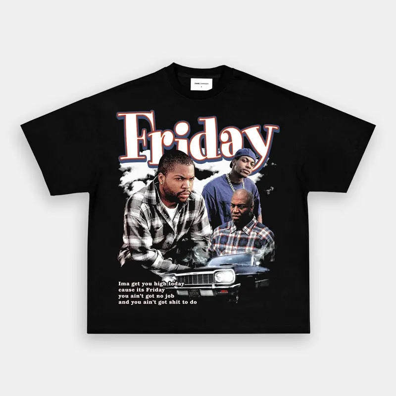 FRIDAY Trending Movie Vintage 90s Fans Him Her - Adult & Kids T-Shirts, Sweatshirts & Hoodies apparel design preview 1