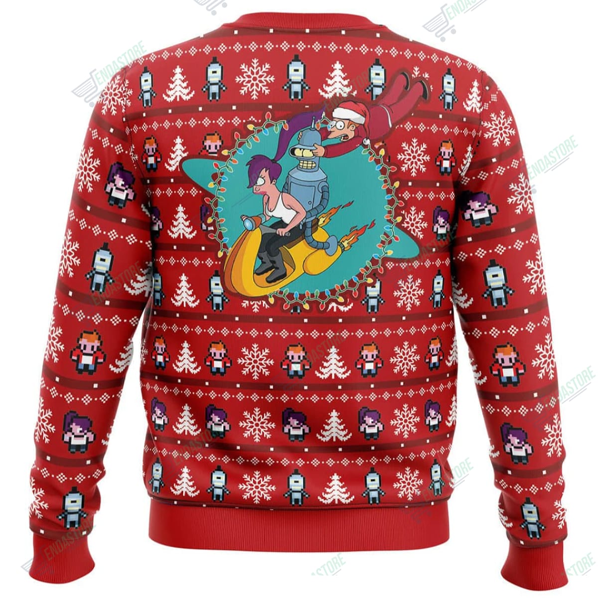 Fa-La-La-La Futurama 3D Ugly Christmas Sweater - Holiday Gift product image 2