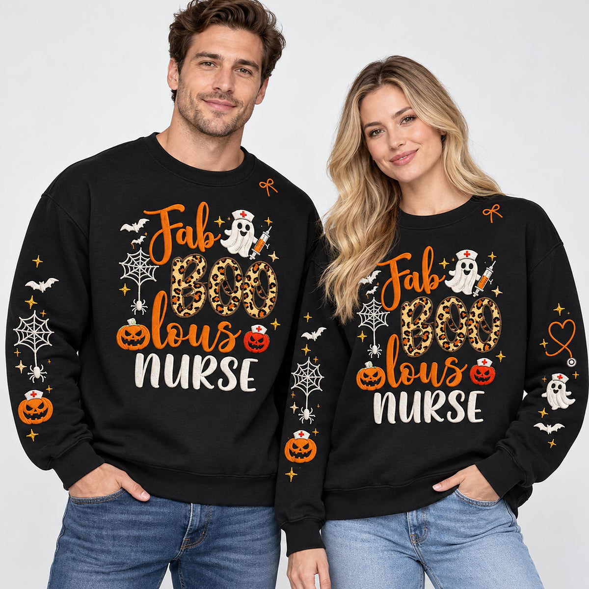Faboolous Nurs Halloween Graphic Sweater - Gift Idea product image 2