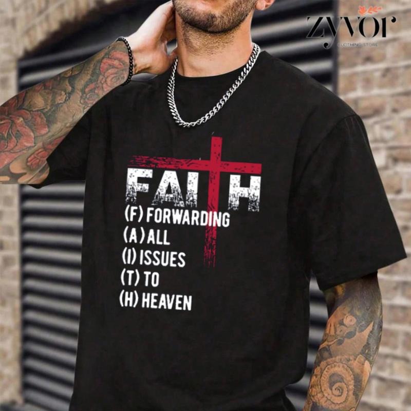Faith Forward All Issues Heaven Christian Casual Crew - Adult & Kids T-Shirts, Sweatshirts & Hoodies apparel design preview 1