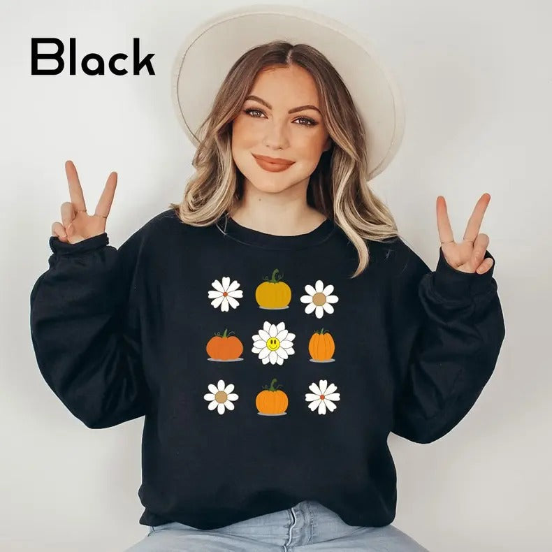 Fall Pumpkin Thanksgiving Autumn Lover Bottom Collar - Adult & Kids T-Shirts, Sweatshirts & Hoodies apparel design preview 1