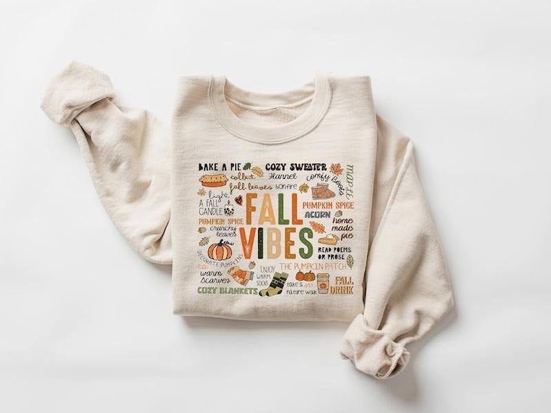 Fall Cotton Cozy Pumpkin Thanksgiving Casual Autumn - Adult & Kids T-Shirts, Sweatshirts & Hoodies apparel design preview 1